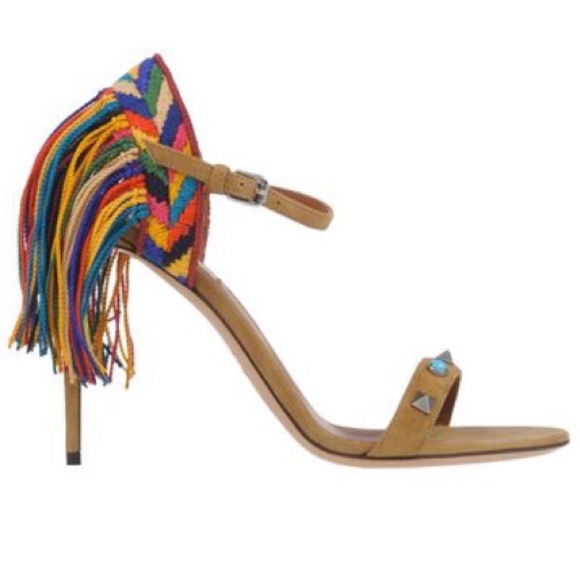 🎊SOLD🎊 Valentino Garavani Rockstud Fringe Sandal - Picture 7 of 8